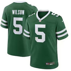 Nike New York Jets #5 Garrett Wilson Green Throwback Vapor Untouchable Stitched NFL Jersey