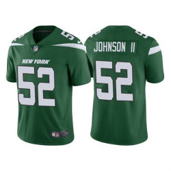 Nike New York Jets #52 Jermaine Johnson II Green Vapor Untouchable Limited Authentic Stitched NFL Jersey