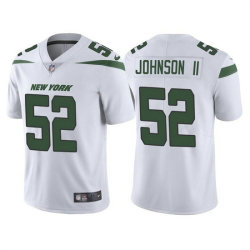 Nike New York Jets #52 Jermaine Johnson II White Vapor Untouchable Limited Authentic Stitched NFL Jersey