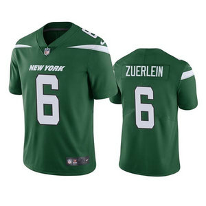 Nike New York Jets #6 Greg Zuerlein Green Vapor Untouchable Authentic Stitched NFL Jersey