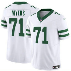 Nike New York Jets #71 Josh Myers White Vapor Untouchable Authentic Stitched NFL Jersey
