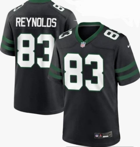 Nike New York Jets #83 Josh Reynolds Black Stitched NFL Jersey