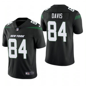 Nike New York Jets #84 Corey Davis Black Vapor Untouchable Limited Jersey