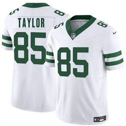 Nike New York Jets #85 Mason Taylor White 2025 Draft Authentic Stitched NFL Jersey