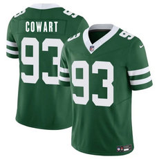 Nike New York Jets #93 Byron Cowart Green Vapor Untouchable Authentic Stitched NFL Jersey