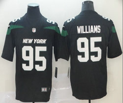 Nike New York Jets #95 Quinnen Williams Black New Vapor Untouchable Limited Authentic Stitched NFL Jersey