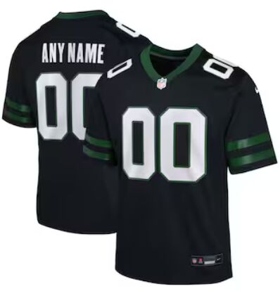 Nike New York Jets Custom Any Name Black 2024 Vapor Untouchable Stitched NFL Jersey