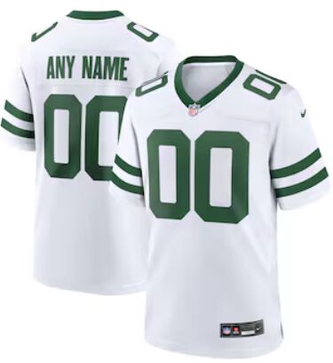 Nike New York Jets Custom Any Name White 2024 Vapor Untouchable Stitched NFL Jersey