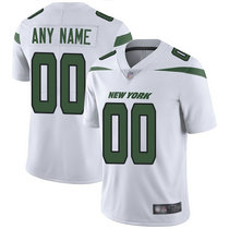 Nike New York Jets Customized White New Vapor Untouchable Limited Authentic Stitched NFL Jersey