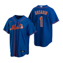 Nike New York Mets #1 Amed Rosario Royal Game Authentic Stitched MLB Jersey