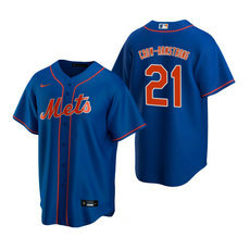 Nike New York Mets #21 Pete Crow-Armstrong Royal Game 2020 MLB Draft Jersey