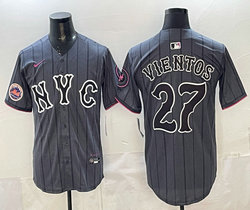 Nike New York Mets #27 Mark Vientos 2024 City Authentic Stitched MLB Jersey