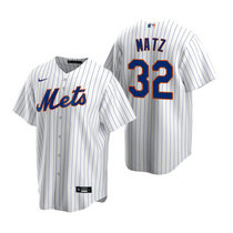 Nike New York Mets #32 Steven Matz White Game Authentic Stitched MLB Jersey