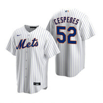 Nike New York Mets #52 Yoenis Cespedes White Game Authentic Stitched MLB Jersey