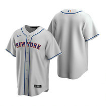 Nike New York Mets #Blank Gray Game Authentic Stitched MLB Jersey
