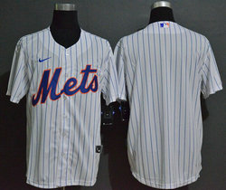 Nike New York Mets #Blank White Game Authentic Stitched MLB Jersey