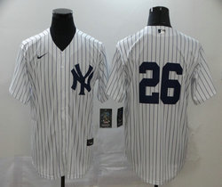 Nike New York Yankees #26 DJ LeMahieu White Game Authentic Stitched MLB Jersey
