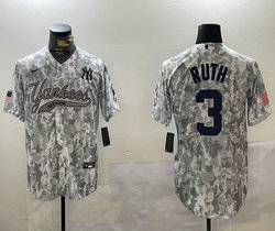 Nike New York Yankees #3 Babe Ruth 2024 Salute to Service Joint baseball Jersey