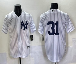 Nike New York Yankees #31 Ichiro Suzuki White MLB Jersey
