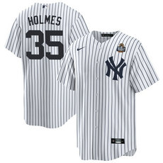 Nike New York Yankees #35 Clay Holmes White 2024 World Series Baseball Jersey