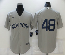 Nike New York Yankees #44 Anthony Rizzo Gray Game Authentic Stitched MLB Jersey