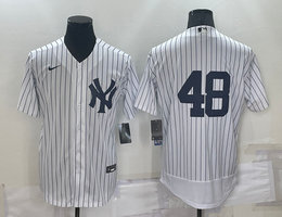 Nike New York Yankees #48 Anthony Rizzo White Game Stitched MLB Jersey