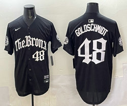 Nike New York Yankees #48 Paul Goldschmidt Black 5(V) Joint MLB Jersey