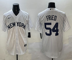 Nike New York Yankees #54 Max Fried White MLB Jersey