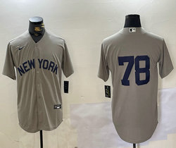 Nike New York Yankees #78  Gray Field of Dreams Game Stitched MLB Jersey