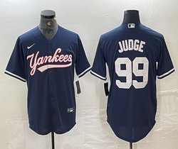 Nike New York Yankees #99 Aaron Judge Navy 2(II) Joint Stitched MLB Jersey