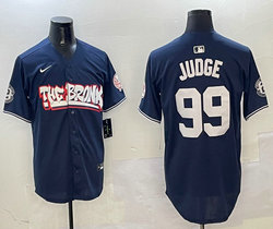 Nike New York Yankees #99 Aaron Judge Navy 4(IV) With Name Joint Stitched MLB Jersey