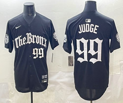 Nike New York Yankees #99 Aaron Judge Navy 5(V) Joint MLB Jersey