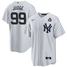 Nike New York Yankees #99 Aaron Judge White 2024 World Series Baseball Jersey - 副本