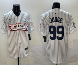 Nike New York Yankees #99 Aaron Judge White 4(IV) With Name Joint Stitched MLB Jersey
