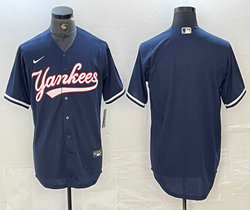 Nike New York Yankees Blank Navy 2(II) Joint Stitched MLB Jersey