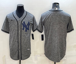 Nike New York Yankees Hemp grey Joint Authentic Stitched baseball jersey