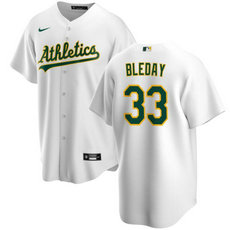 Nike Oakland Athletics #33 JJ Bleday White 2024 Authentic Stitched MLB Jersey