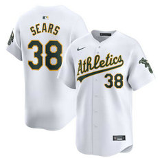 Nike Oakland Athletics #38 JP Sears White 2024 Authentic Stitched MLB Jersey