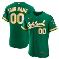 Nike Oakland Athletics Customized Green 2024 Authentic Stitched MLB Jersey