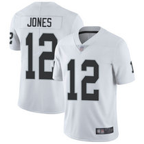 Nike Las Vegas Raiders #12 Zay Jones White Vapor Untouchable Limited Authentic Stitched NFL Jersey