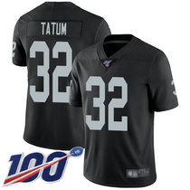 Nike Oakland Raiders #32 Jack Tatum 100th Season Black Vapor Untouchable Limited Authentic Stitched NFL Jersey