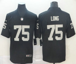 Nike Las Vegas Raiders #75 Howie Long Black Vapor Untouchable Limited Authentic Stitched NFL Jersey