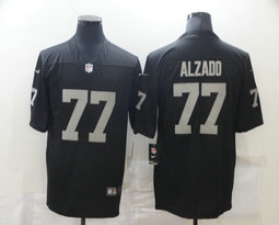 Nike Oakland Raiders #77 Lyle Alzado Black Vapor Untouchable Limited Authentic Stitched NFL Jersey
