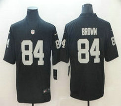 Nike Oakland Raiders #84 Antonio Brown Black Vapor Untouchable Limited Authentic Stitched NFL Jersey