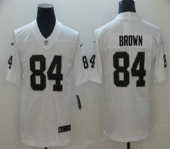 Nike Las Vegas Raiders #84 Antonio Brown White Vapor Untouchable Limited Authentic Stitched NFL Jersey