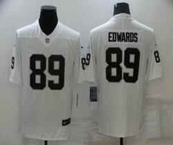 Nike Oakland Raiders #89 Bryan Edwards White Vapor Untouchable Authentic Stitched NFL Jersey