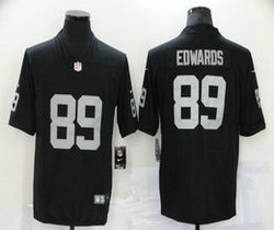 Nike Oakland Raiders #89 Bryan Edwards black Vapor Untouchable Authentic Stitched NFL Jersey