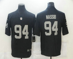 Nike Las Vegas Raiders #94 Carl Nassib Black Vapor Untouchable Authentic Stitched NFL Jersey