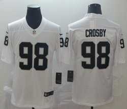 Nike Oakland Raiders #98 Maxx Crosby White Vapor Untouchable Authentic Stitched NFL Jersey