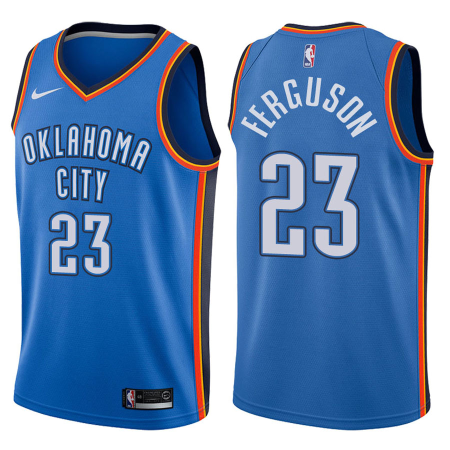 Nike Oklahoma City Thunder #23 Terrance Ferguson Blue Game Authentic Stitched NBA jersey